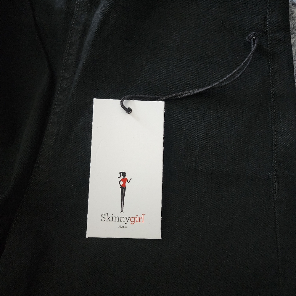 SkinnyGirl High Rise Beverly Hills pull on Flare pants black - Picture 7 of 8